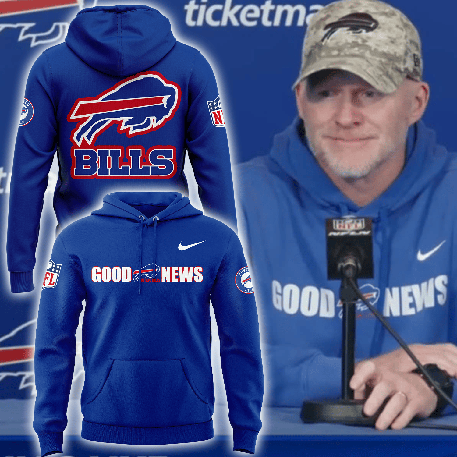 Buffalo Bills Good New Hoodie Best Gift For Football Lovers