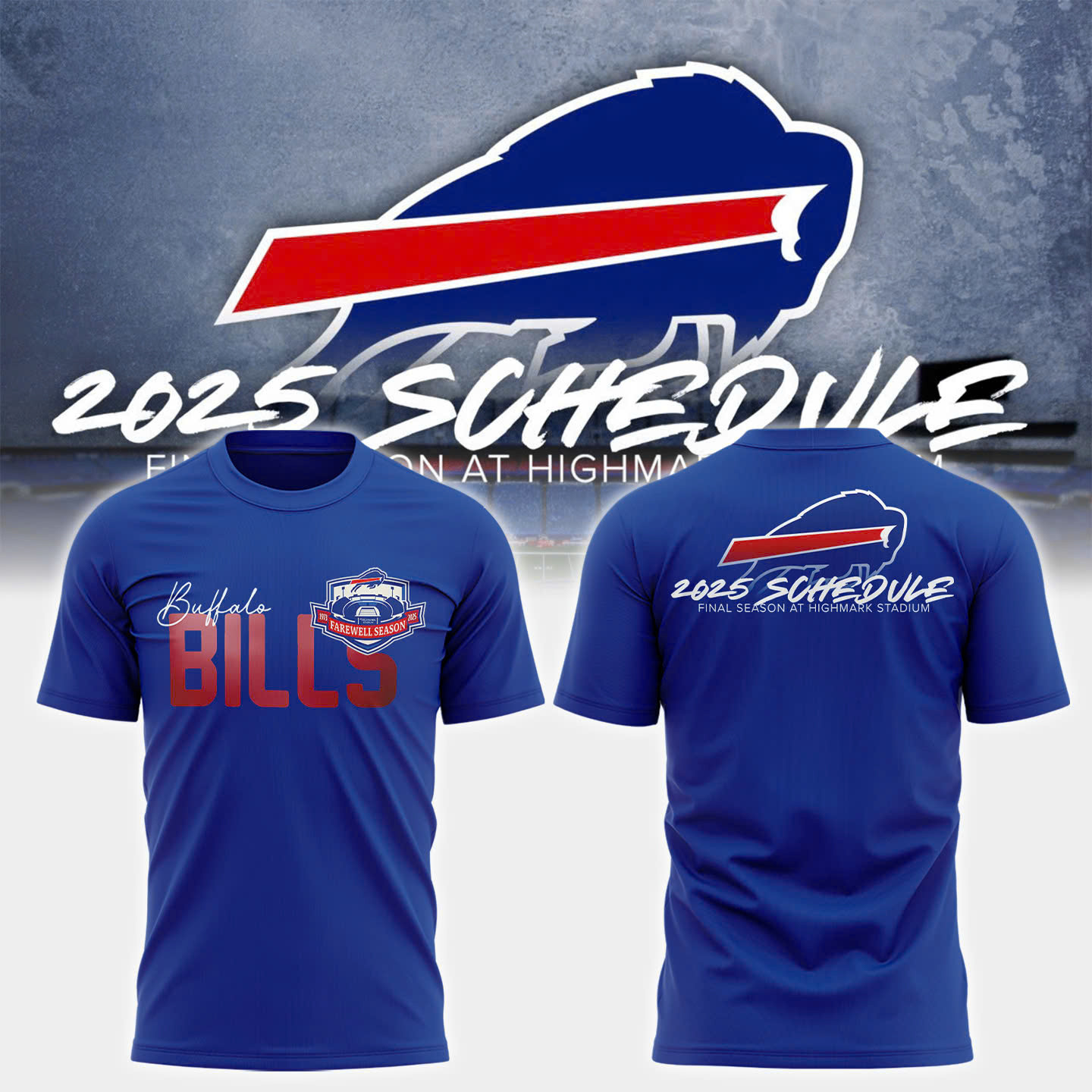 Buffalo Bills Highmark Stadium Farewell Season T-Shirt Gifts For Football Fan