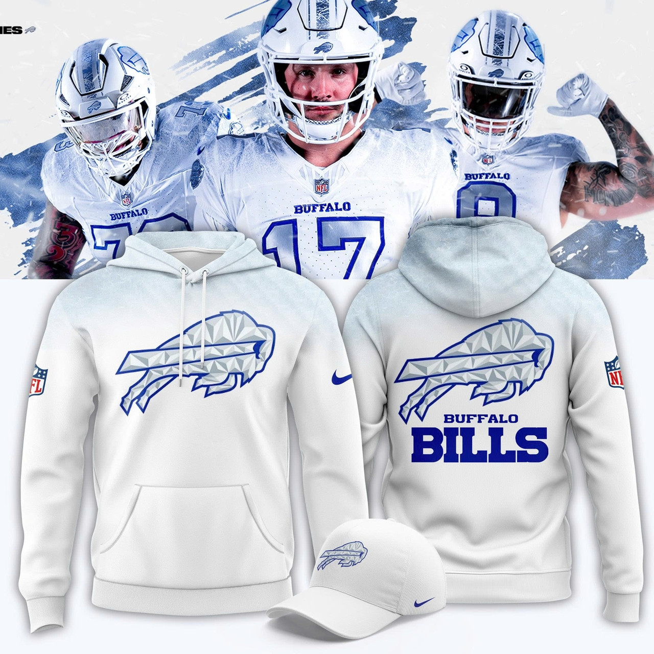 Buffalo Bills Rivalries 2025 Hoodie White Idea Football Merch Gift For Football Collectors
