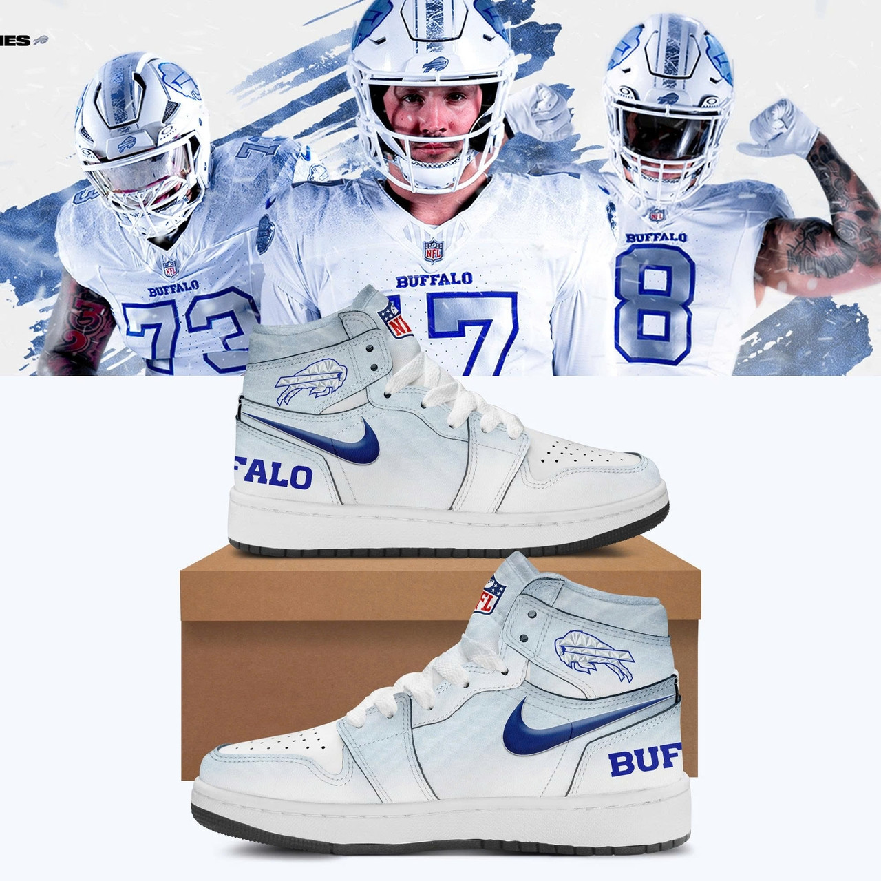 Buffalo Bills Rivalries 2025 Shoes Unqiue Fan Merch Gift For Sport Enthusiasts