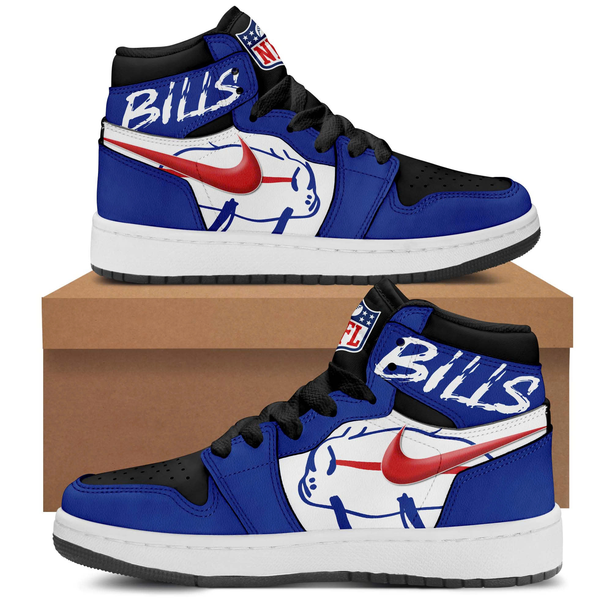Buffalo Bills Sneakers Best Gift For Football Lovers