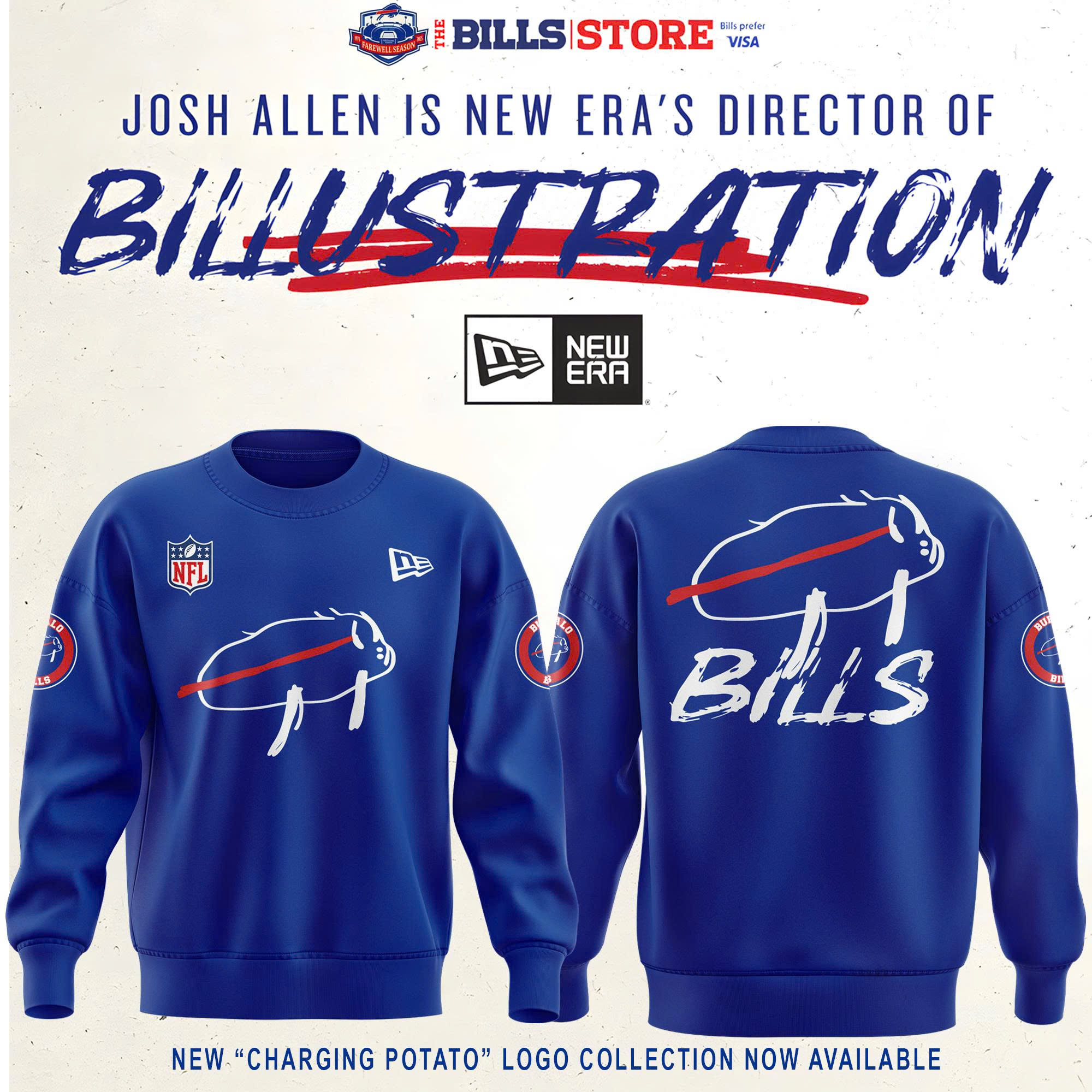 Buffalo Bills Sweatshirt Unique Gifts For Football Fans