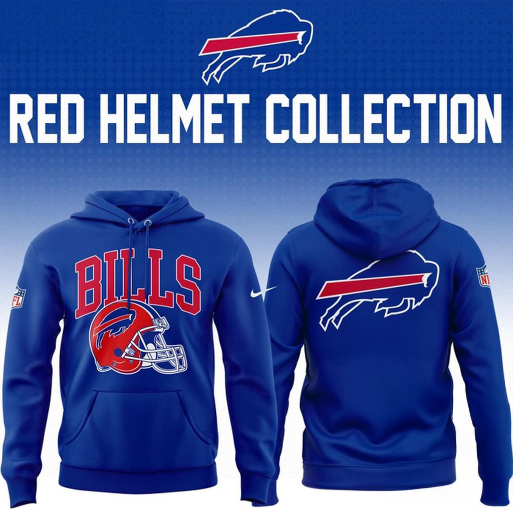 Buffalo Bills The Red Helmets 2025 Hoodie Buffalo Bills Merch Gifts For Football Lovers