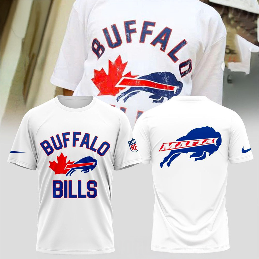 Buffalo Bills X Peace Collective Maple Edition T-Shirt Buffalo Bills Merch Presents For Fans