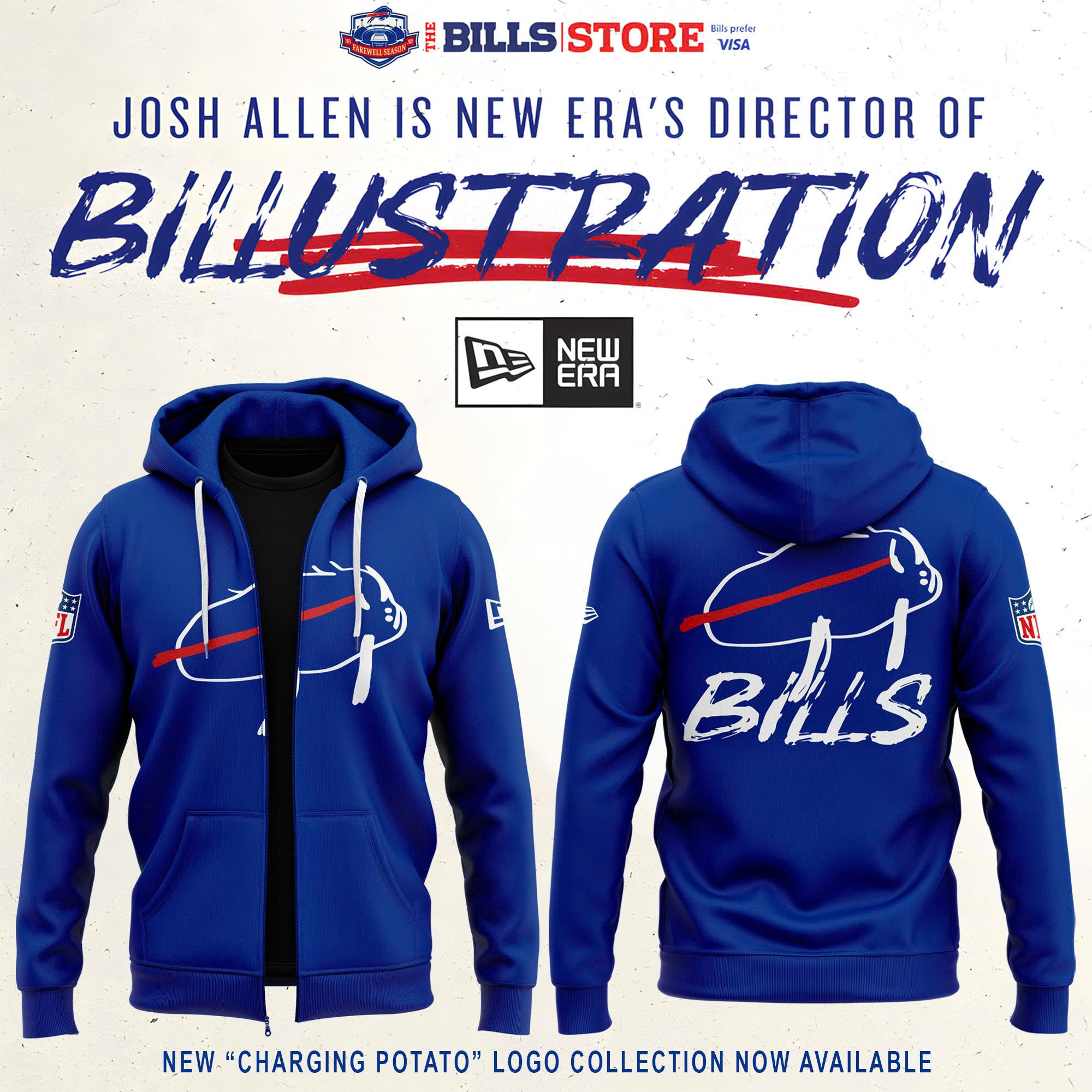 Buffalo Bills Zip Hoodie Unique Gifts For Football Fans