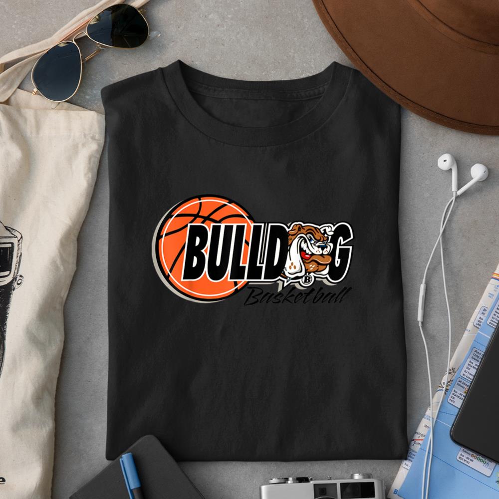 Bulldog Basketball T-Shirt for Sports Fans T-Shirt