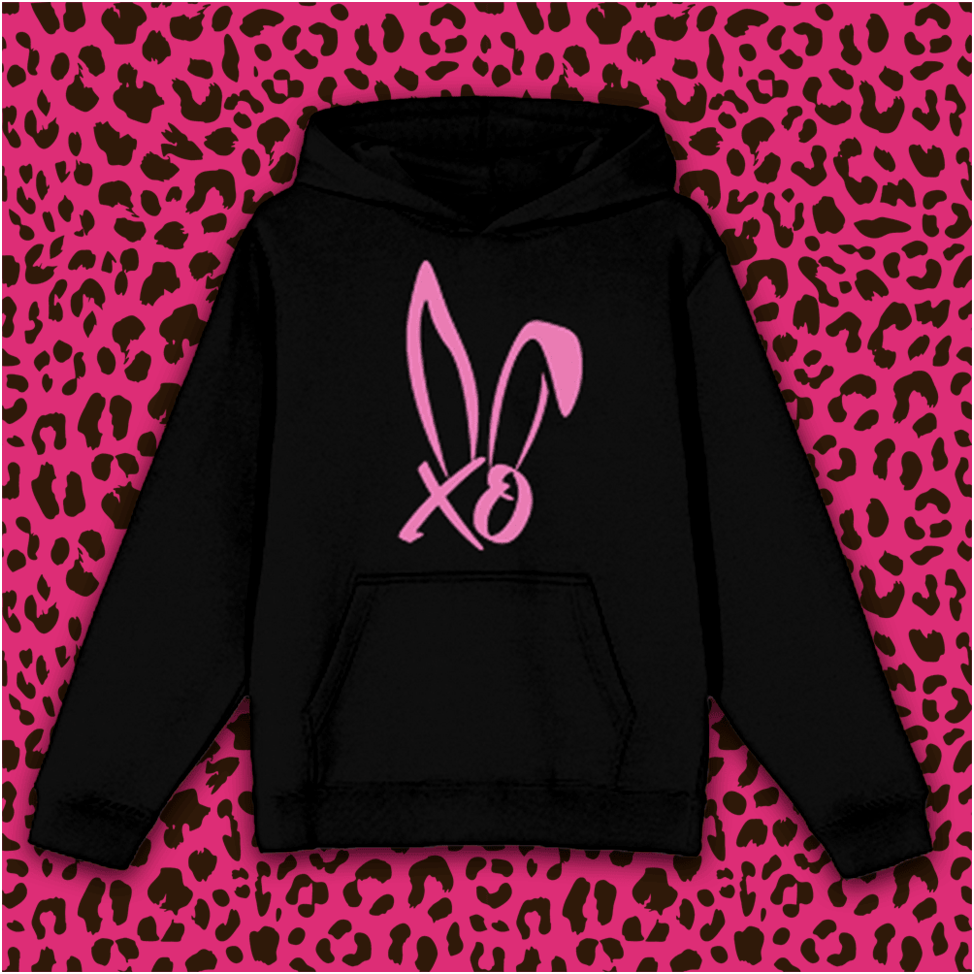Bunnie XO Merch Bunnie Logo Hoodie Awesome Mother's Day Gifts Birthday Gift for Husband