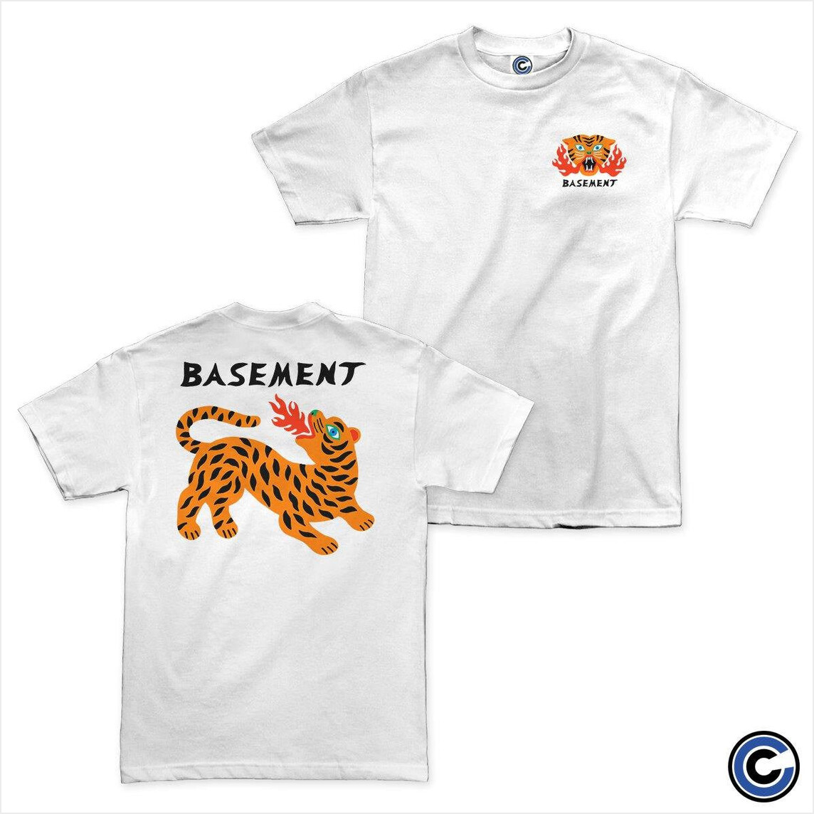 Burning Tiger Shirt Basement Merch Basement Shirt Best Friend Birthday Gifts Christmas Presents