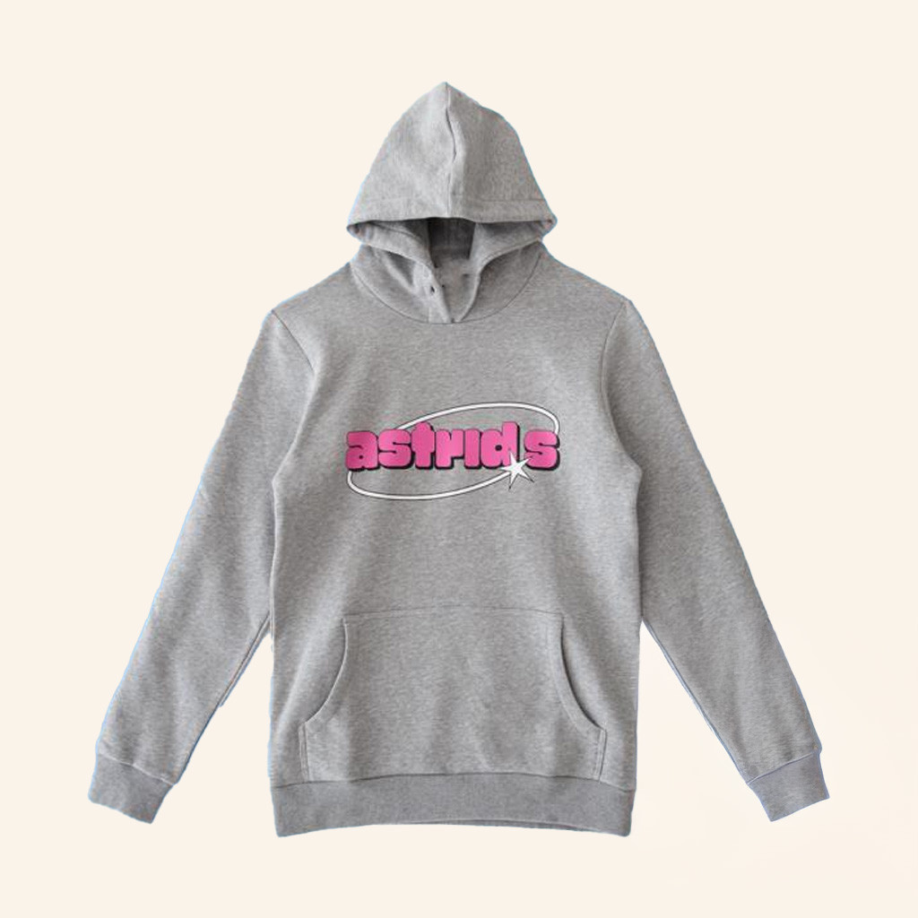 By Astrids Merch Grey Astrid S Logo Hoodie Gifts For Friends