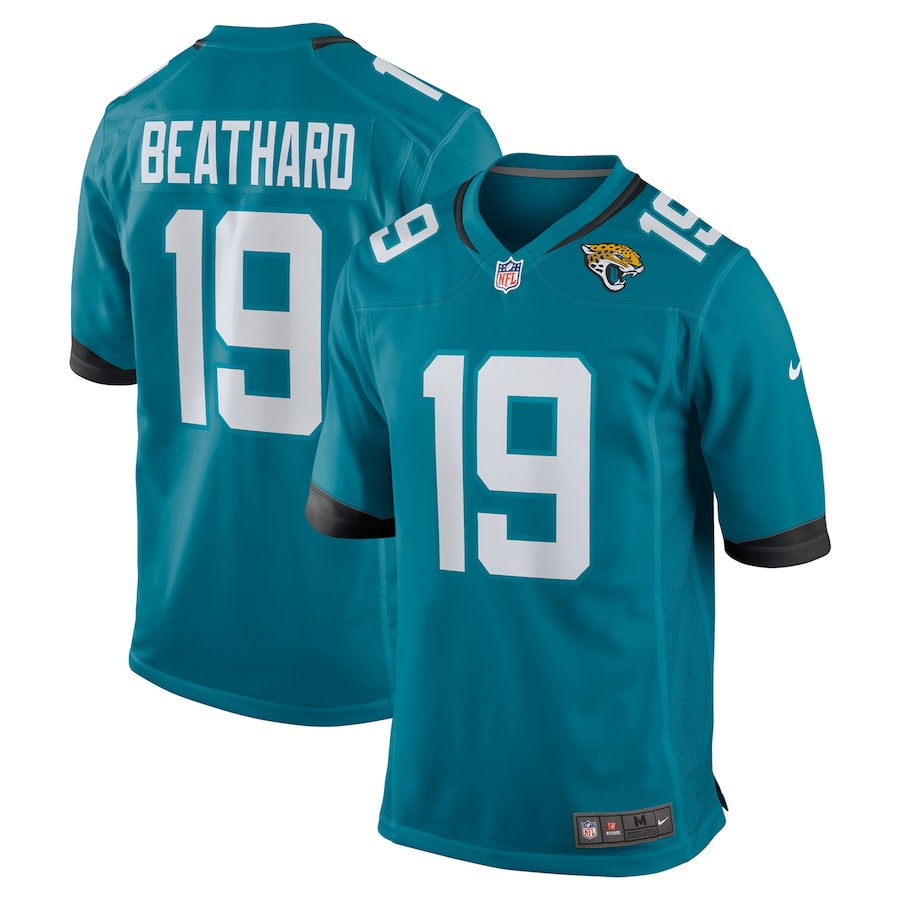 C.J. Beathard 19 Jacksonville Jaguars Team Game Men Jersey - Teal - JS848