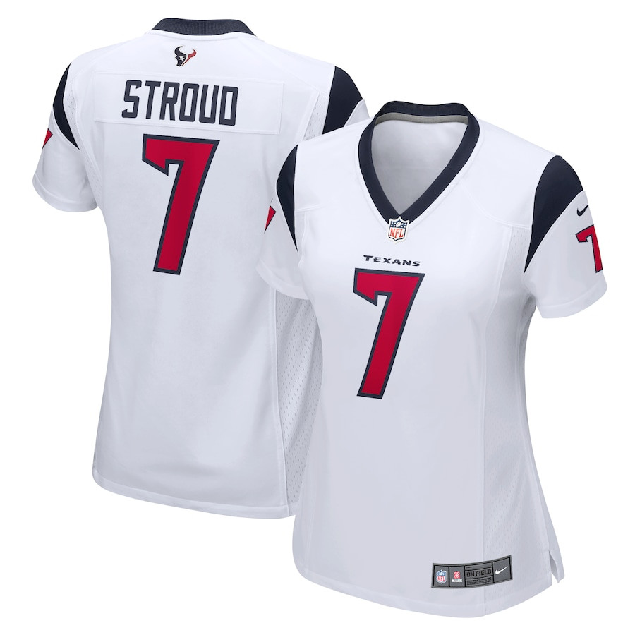 C.J. Stroud 7 Houston Texans Women Game Jersey - White - JSDV465