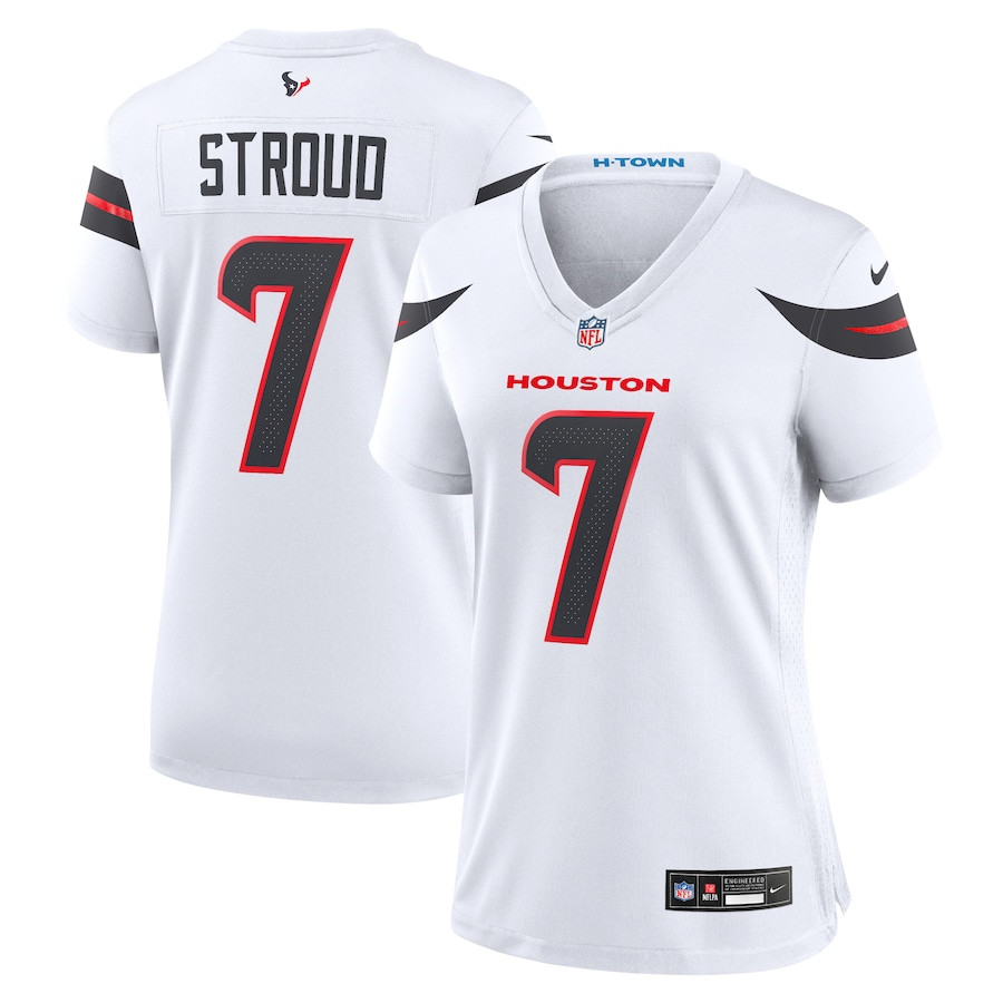 C.J. Stroud 7 Houston Texans Women Game Jersey - White - JSDV994