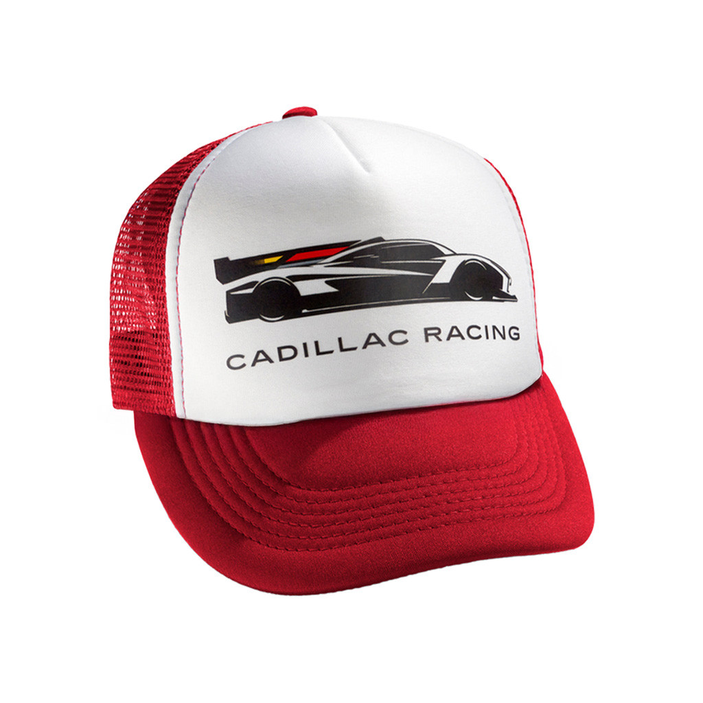 Cadillac Racing Merch Cadillac Racing Red Trucker Hat Gifts For Husband