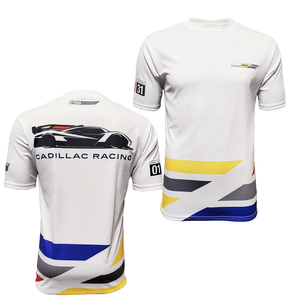 Cadillac Racing Merch Cadillac Racing T-Shirt White Gifts For Fans