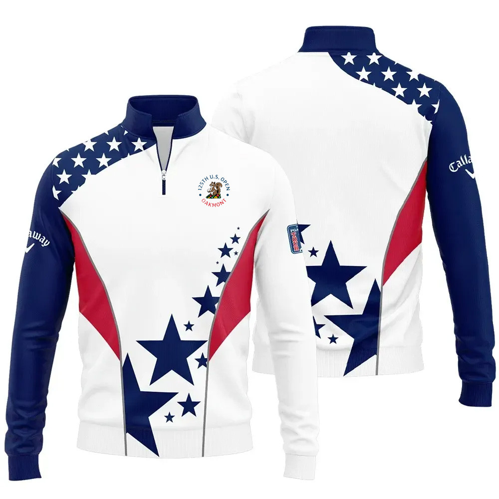 Callaway 125th US Open 2025 Quarter Zip Jacket Golf Merch Gifts For Golf Lovers