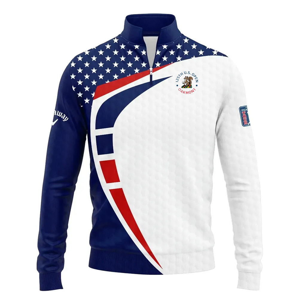 Callaway 125th US Open 2025 Quarter Zip Jacket Golf Merch Golf Gift Ideas For Dad