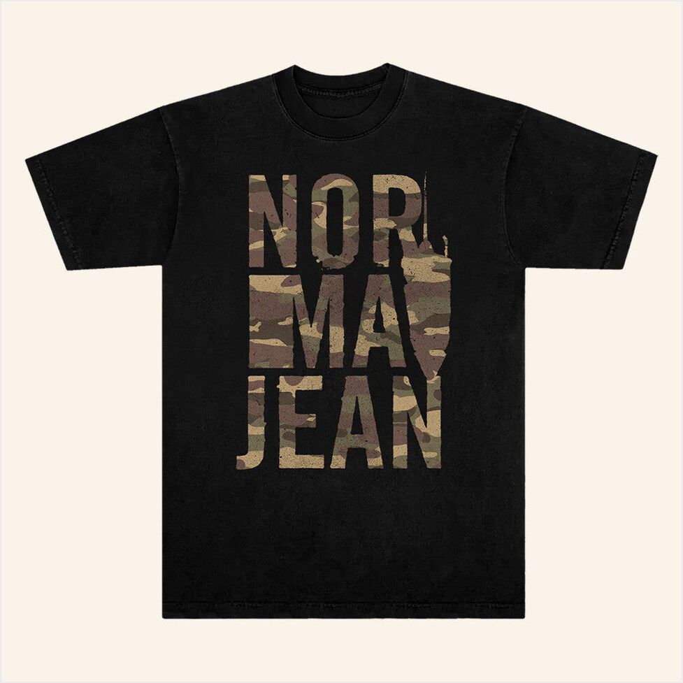 Camo Logo T-Shirt Norma Jean Noise Merch Birthday Gifts For Dad Gifts For Friends