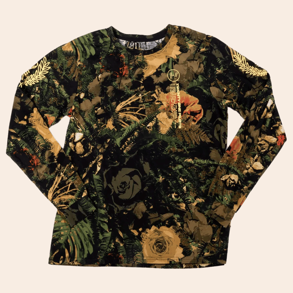 Camo Long Sleeve T-Shirt Twenty One Pilots Merch Best Father's Day Gifts BFF Gifts Ideas