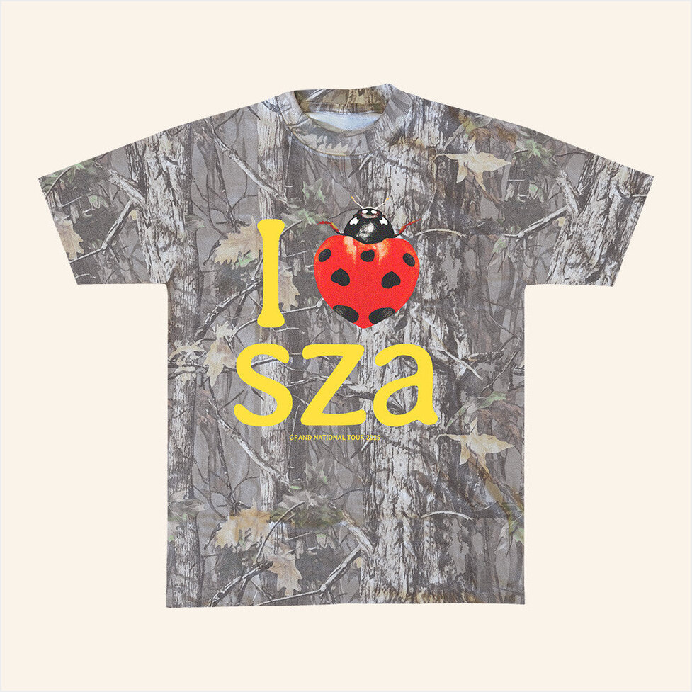 Camo T-Shirt SZA Merch Gift Ideas For Music Lovers Best Friend Birthday Gifts