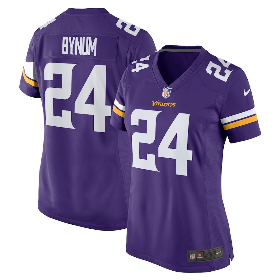 Camryn Bynum 24 Minnesota Vikings Women Game Jersey - Purple - JS212