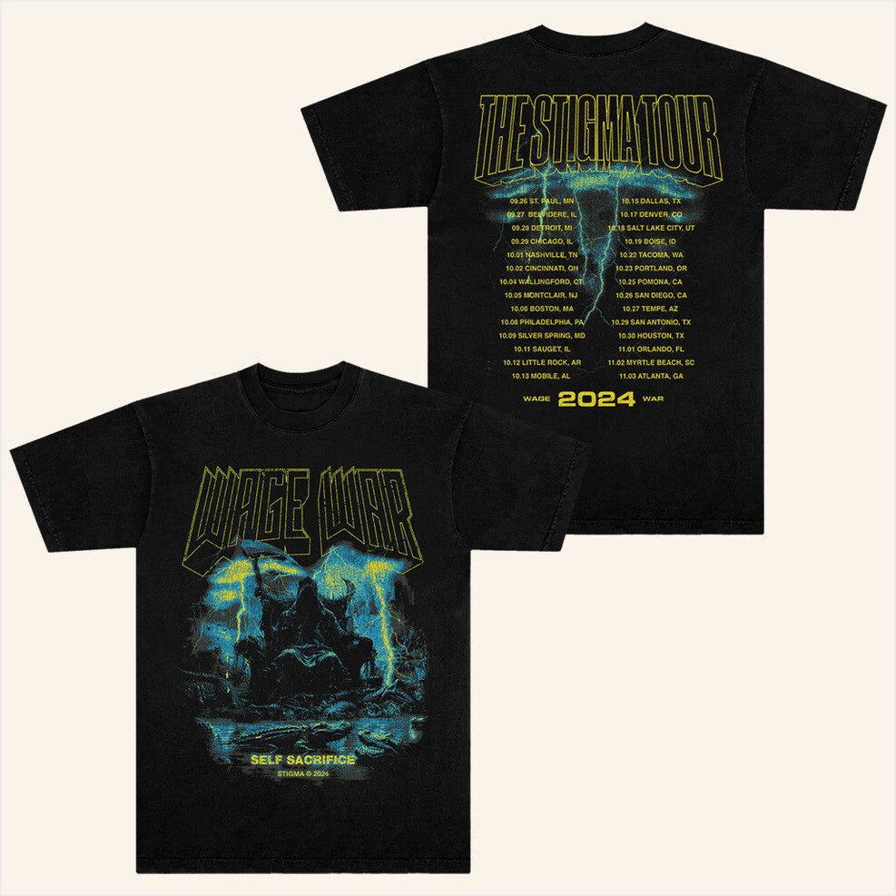 Canada Swamp Reaper Tour T-Shirt Wage War Band Merch Birthday Gifts For Fans Gifts For Besties
