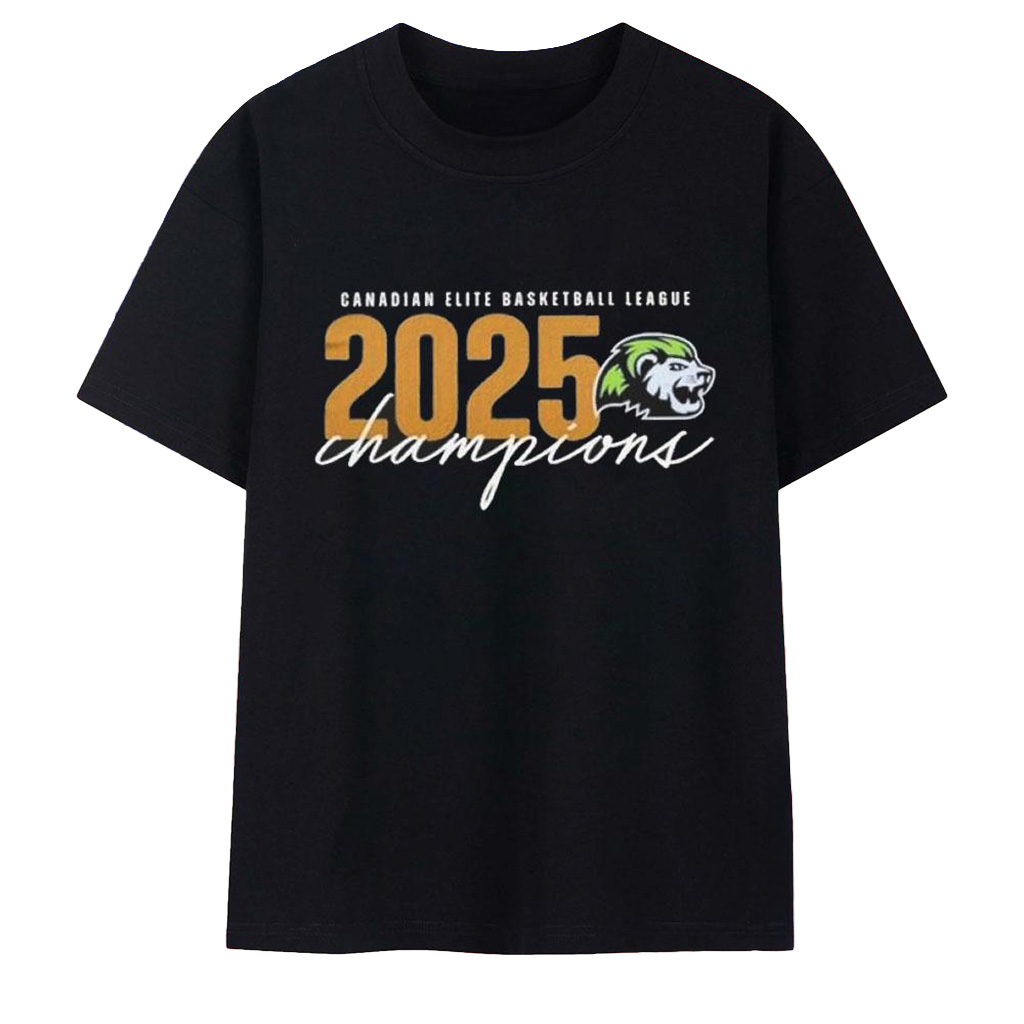 Canadian Elite Basketball Champions League 2025 Champion T-Shirt Niagara River Lions Merch