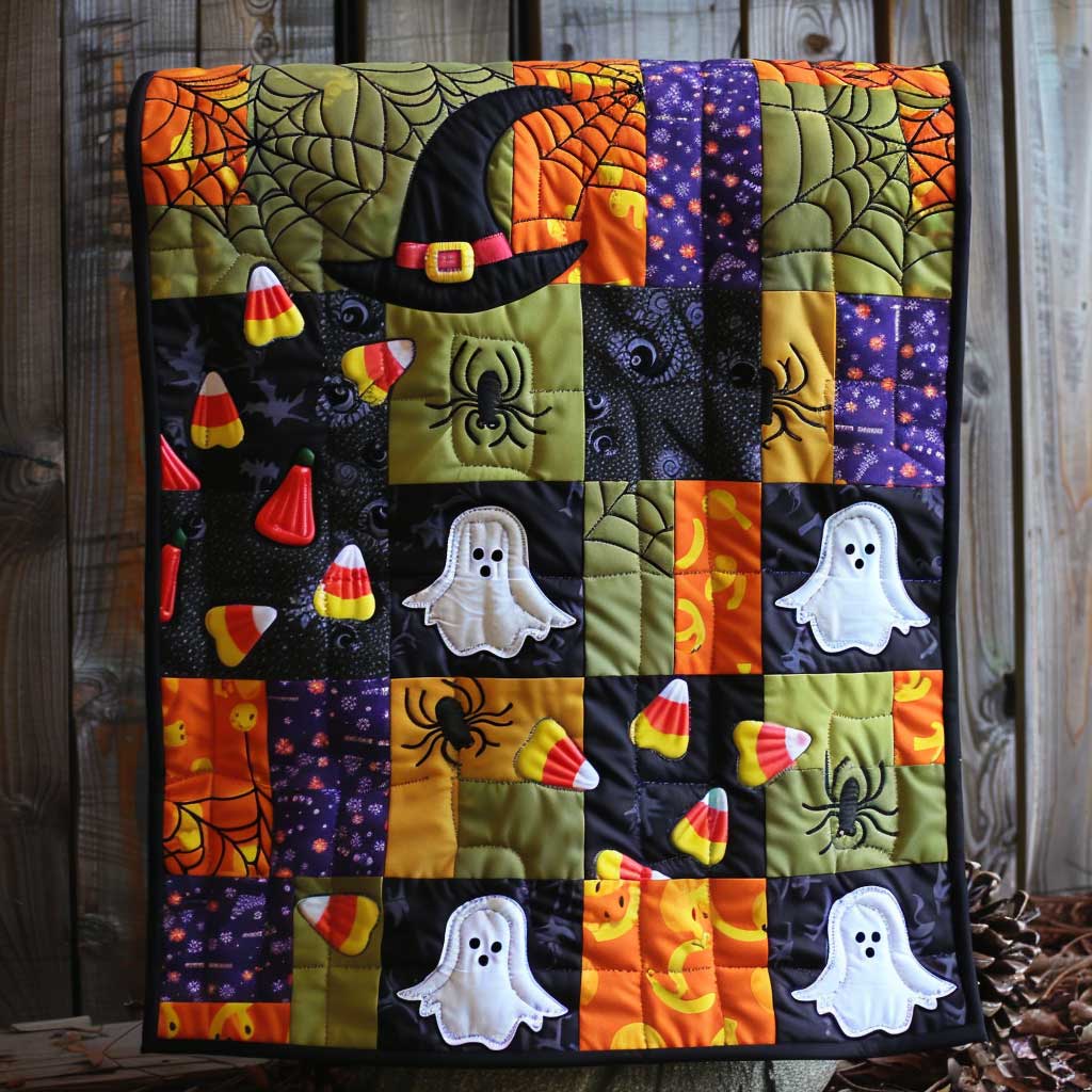 Candy Corns Quilted Table Runner Dining Table Runner Home Decorations Themed Gifts For Her