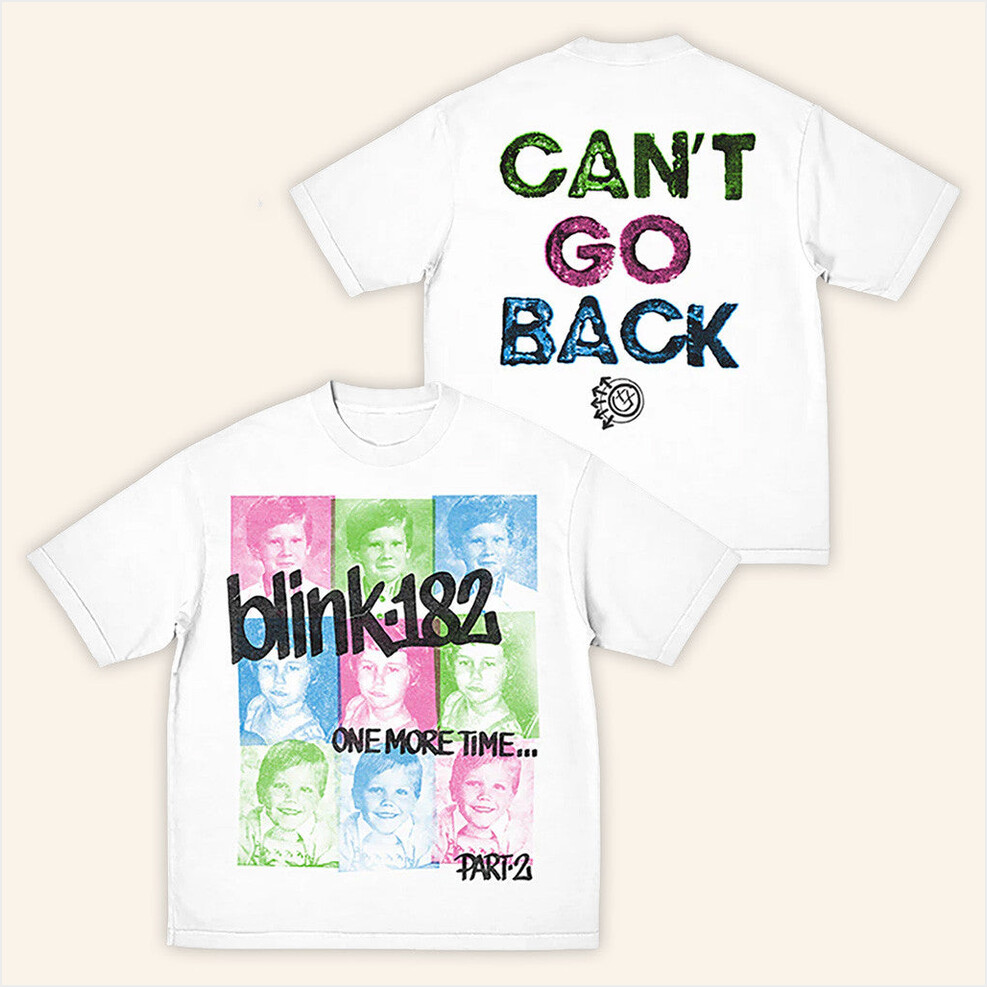 Can't Go Back T-Shirt Blink 182 Merch Birthday Gifts For Music Lovers BFF Gifts Ideas