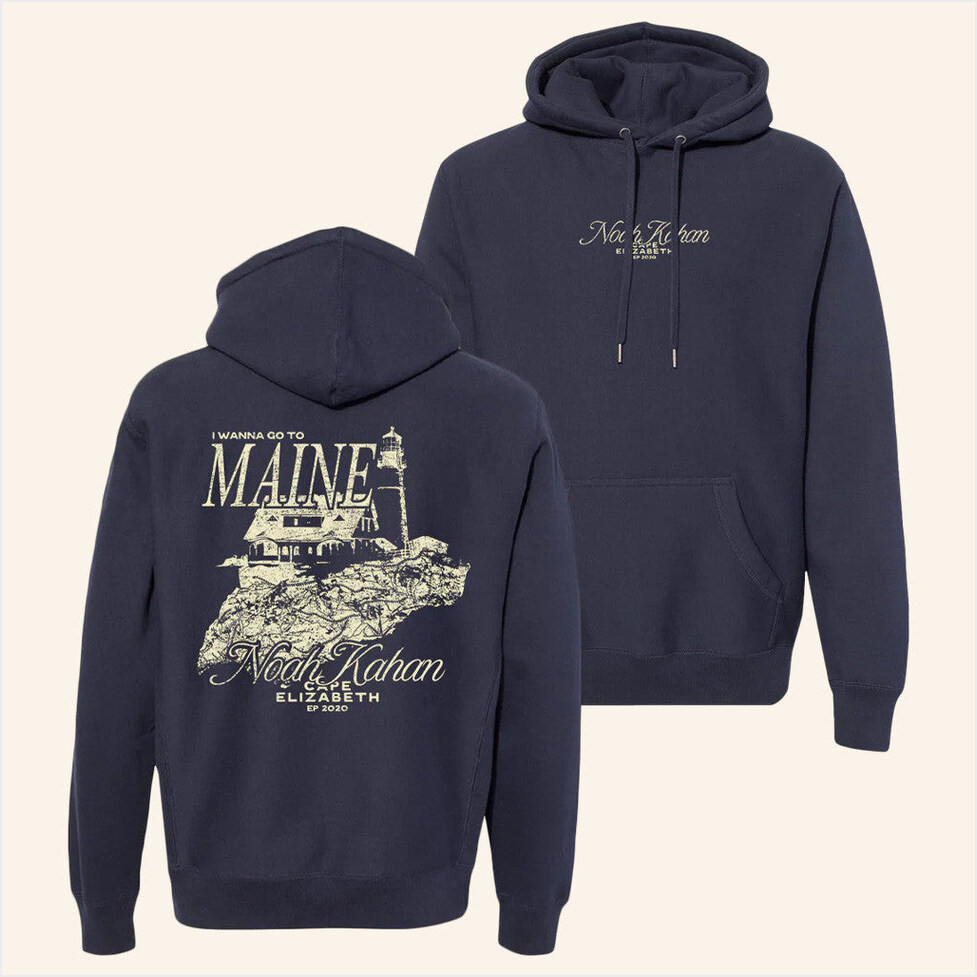 Cape Elizabeth Hoodie Noah Kahan Merch Gift Ideas For Boyfriend Birthday Gifts For Friends