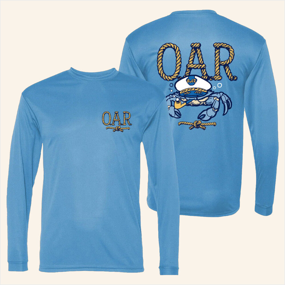 Captain Crab Long Sleeve T-Shirt Oar Merch Birthday Gift Ideas Christmas Presents