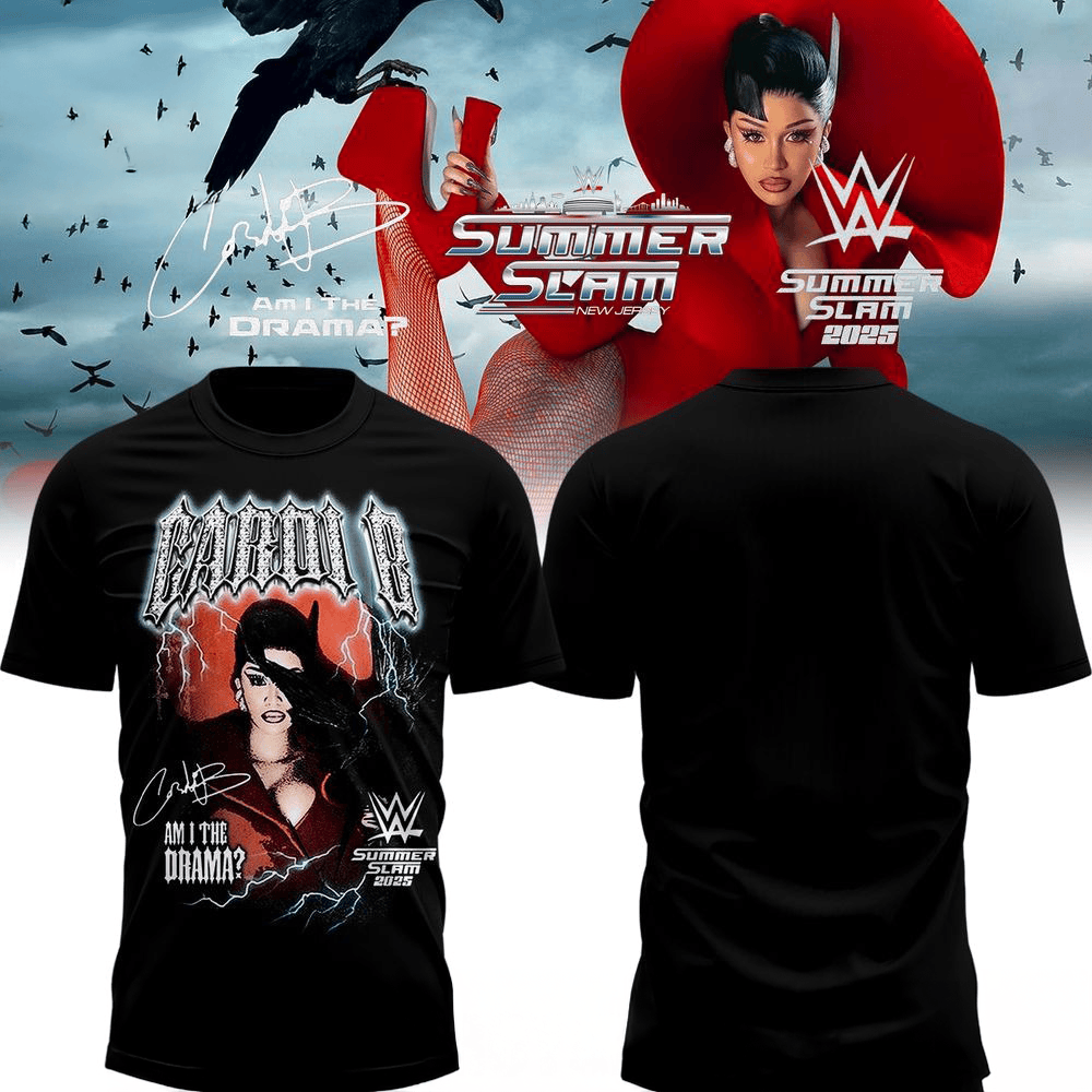 Cardi B Am I The Drama X Wwe T-Shirt Fan Merch Best Gifts For Mom