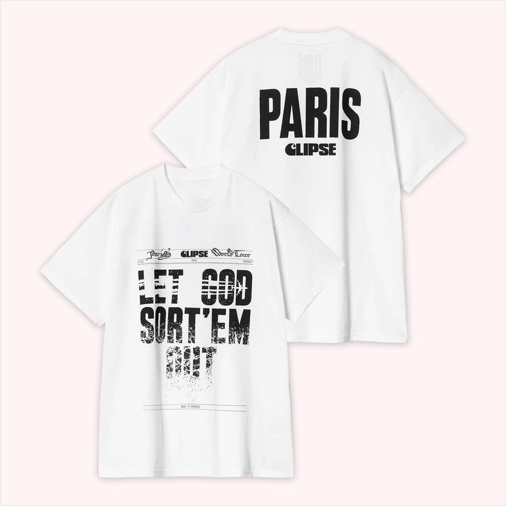Carhartt Wip X Clipse Paris T-Shirt Clipse Tour Merch Husband Birthday Gifts BFF Gifts