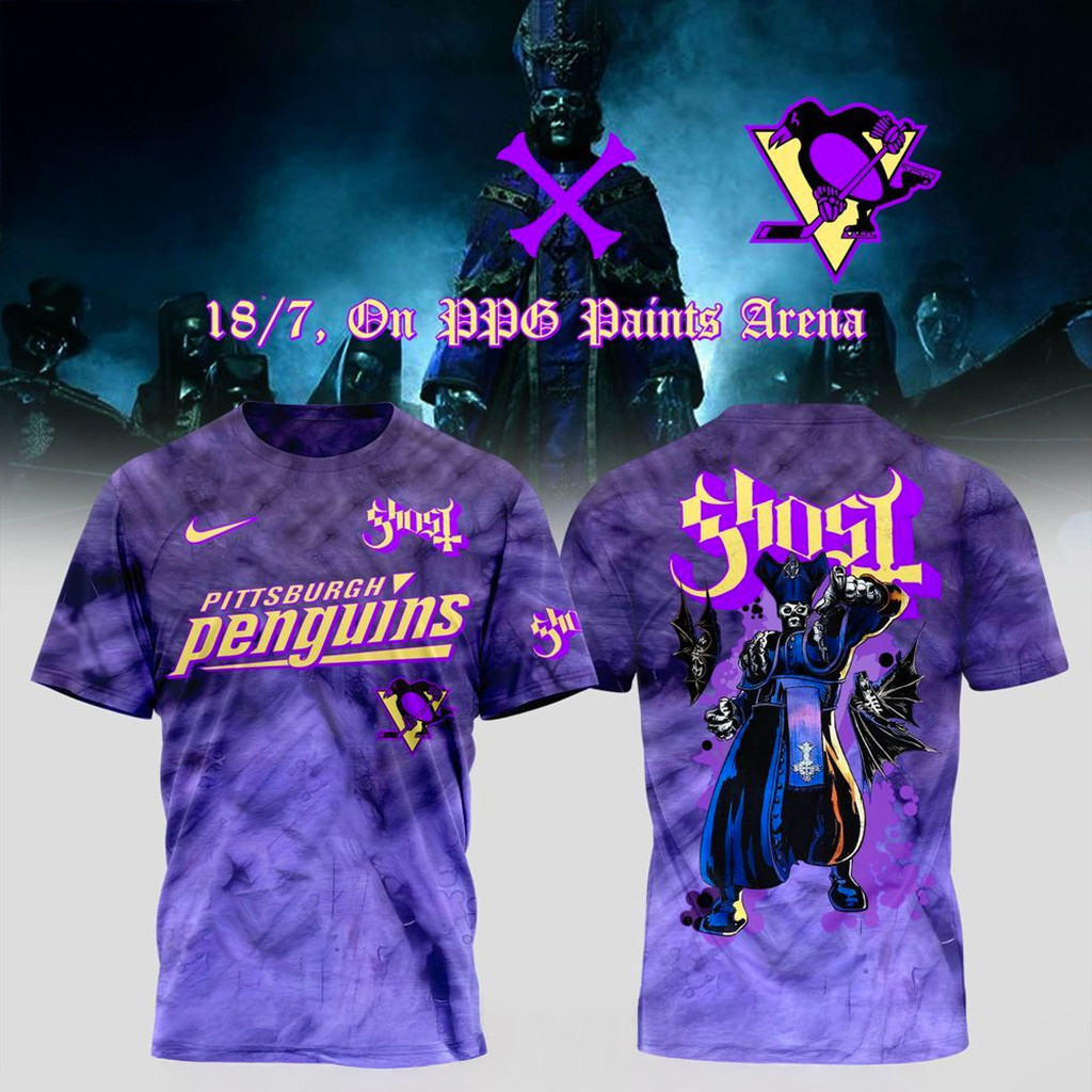 Carolina Hurricanes X Ghost Band World Tour 2025 T-Shirt Carolina Hurricanes Merch Him Gifts