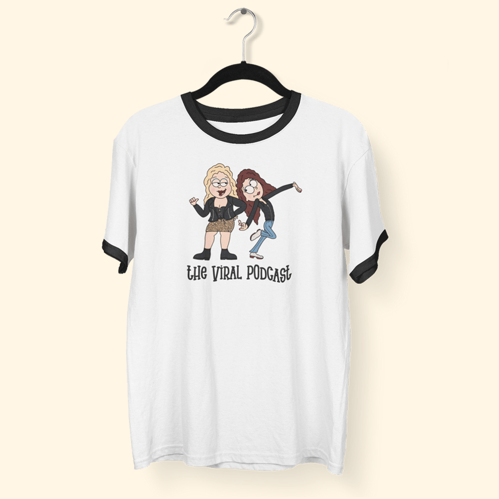 Cartoon Girls T-Shirt Viral Podcast Merch Mothers Day Present Ideas Birthday Gift Ideas