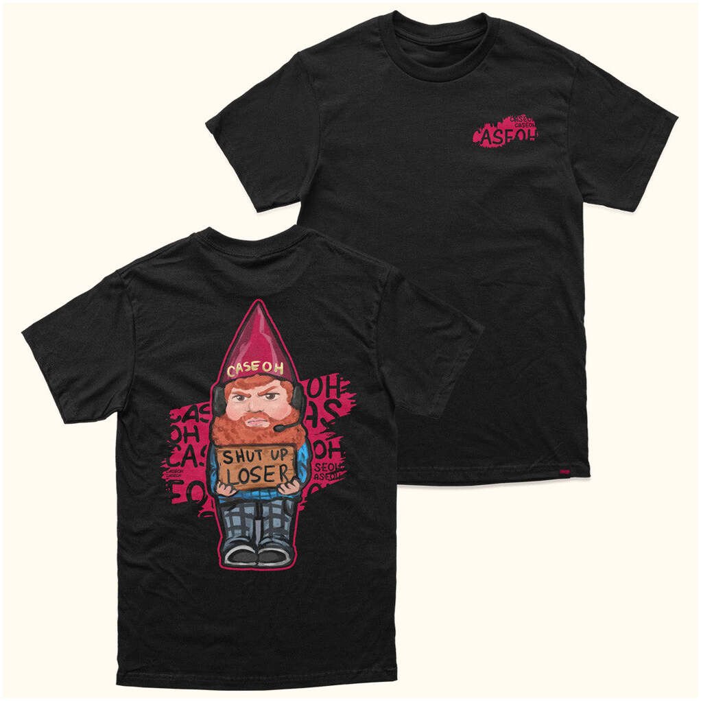 Caseoh Games Merch Store Shop Caseoh's Gnome T-Shirt Birthday Gifts For Fans Christmas Presents