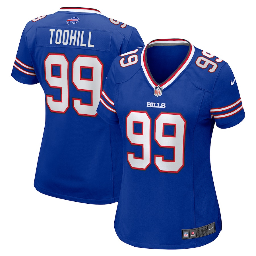 Casey Toohill 99 Buffalo Bills Women's Game Jersey - Royal - JSDV421