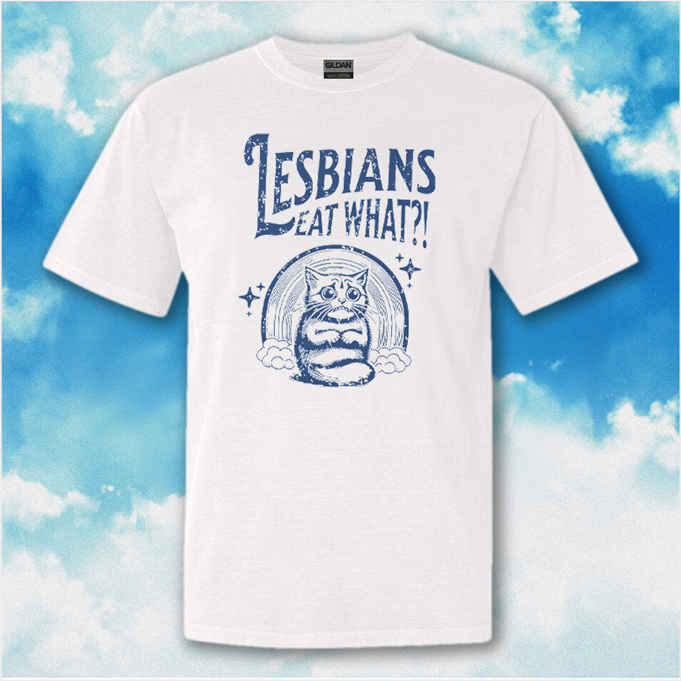 Cat Lesbians Eat What Shirt LGBT Gay Pride T-Shirts Funny Lesbian Clothing Gifts For Friends