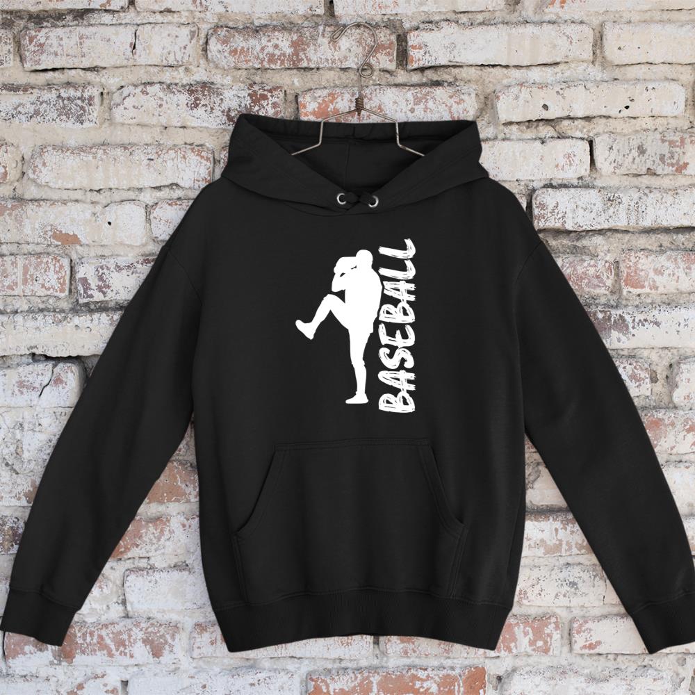 Catcher Men Baseball Player Graphic Sport Boys Long Sleeve Hoodie