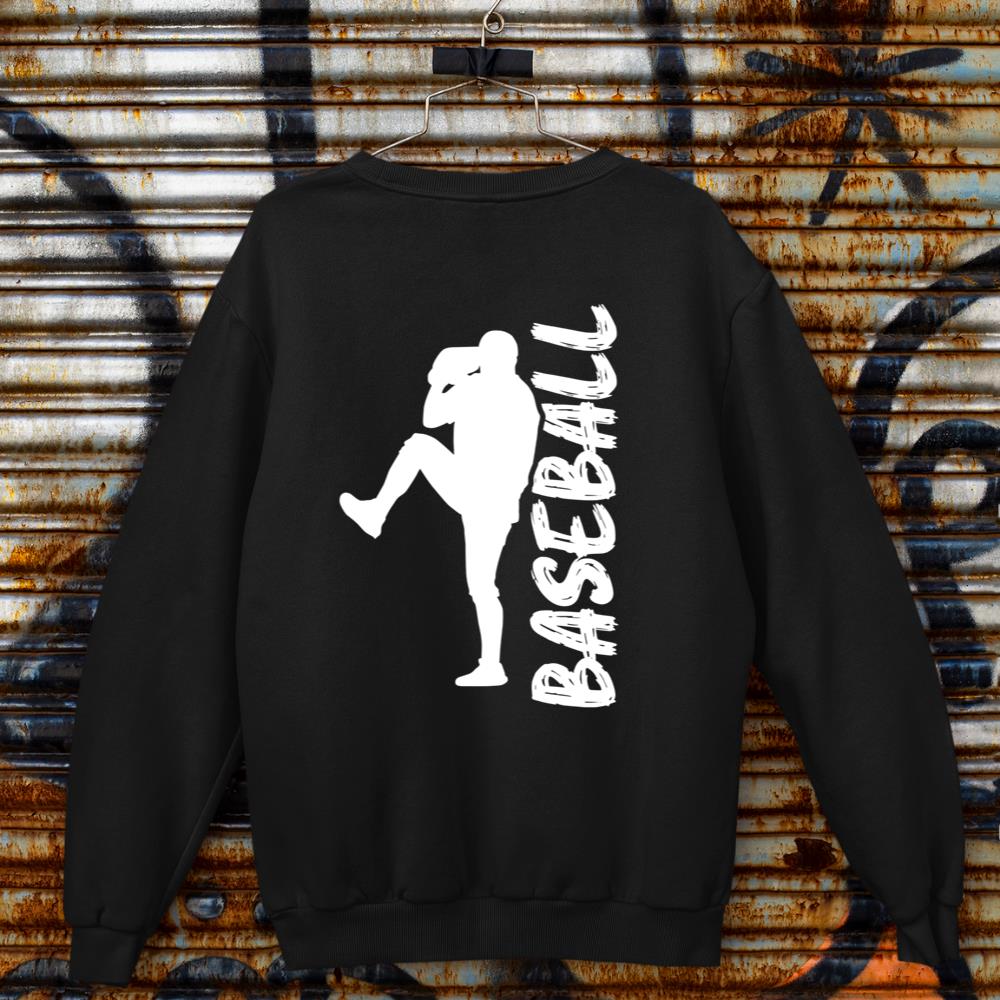 Catcher Men Baseball Player Graphic Sport Boys Long Sleeve Sweatshirt