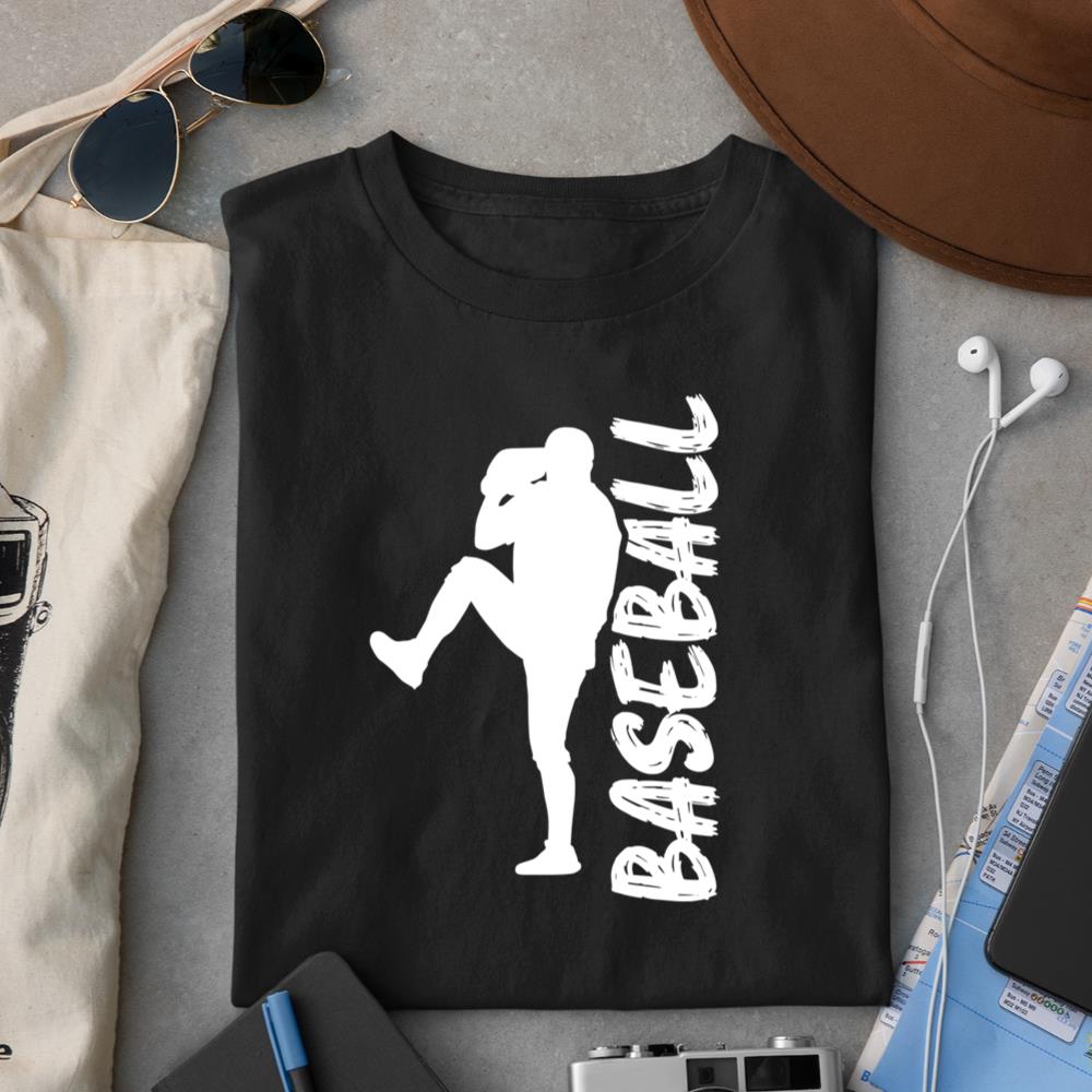 Catcher Men Baseball Player Graphic Sport Boys Long Sleeve T-Shirt