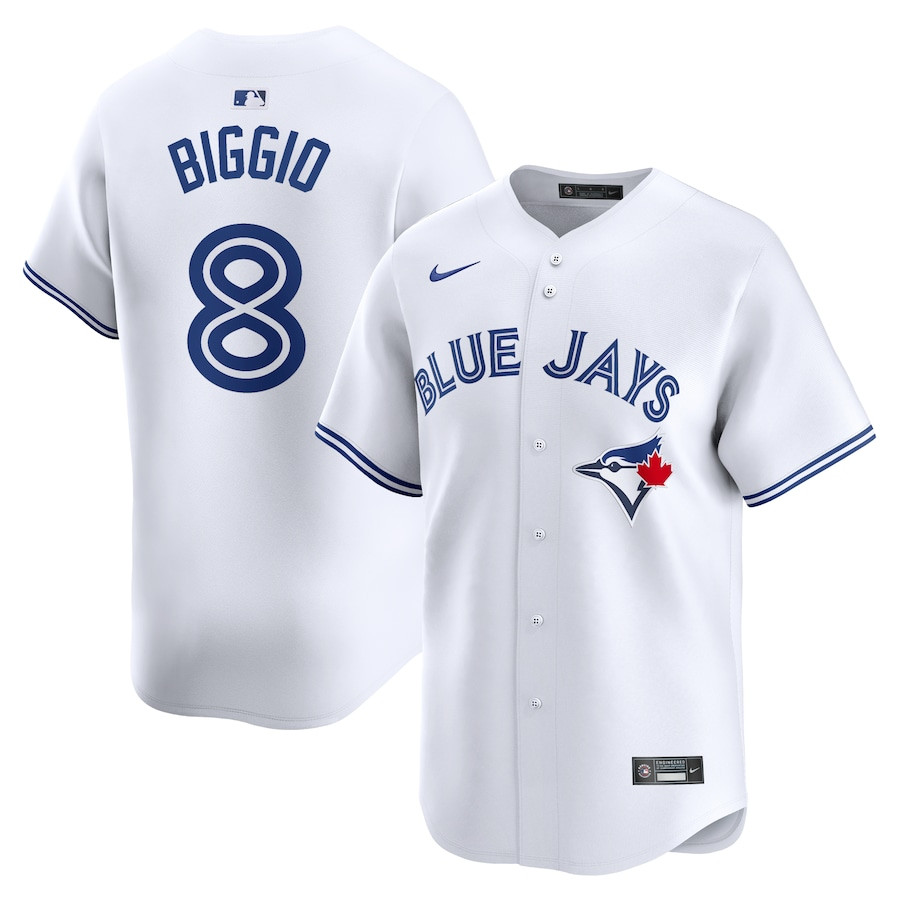 Cavan Biggio 48 Toronto Blue Jays Home Limited Player Men Jersey - White - JS511