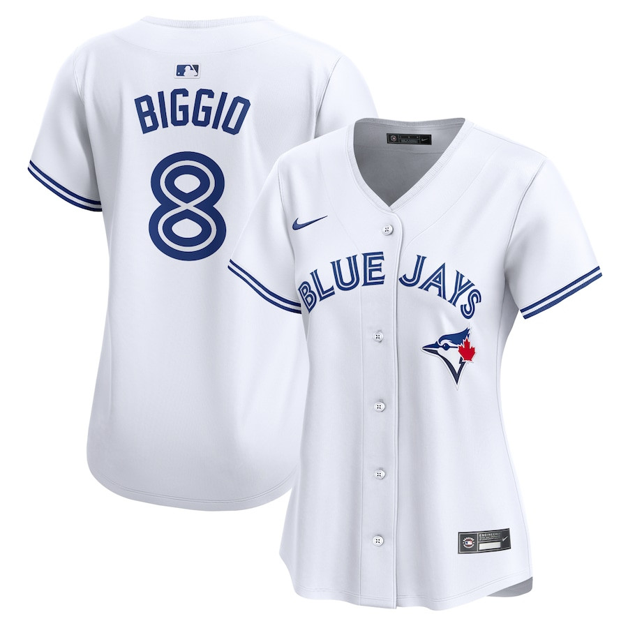 Cavan Biggio 8 Toronto Blue Jays Women Home Limited Player Jersey - White - JS570