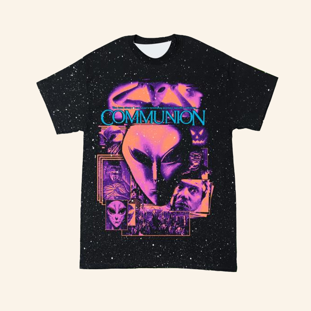 Cavitycolors Merch Communion Starry Night T-Shirt Gifts For Friends