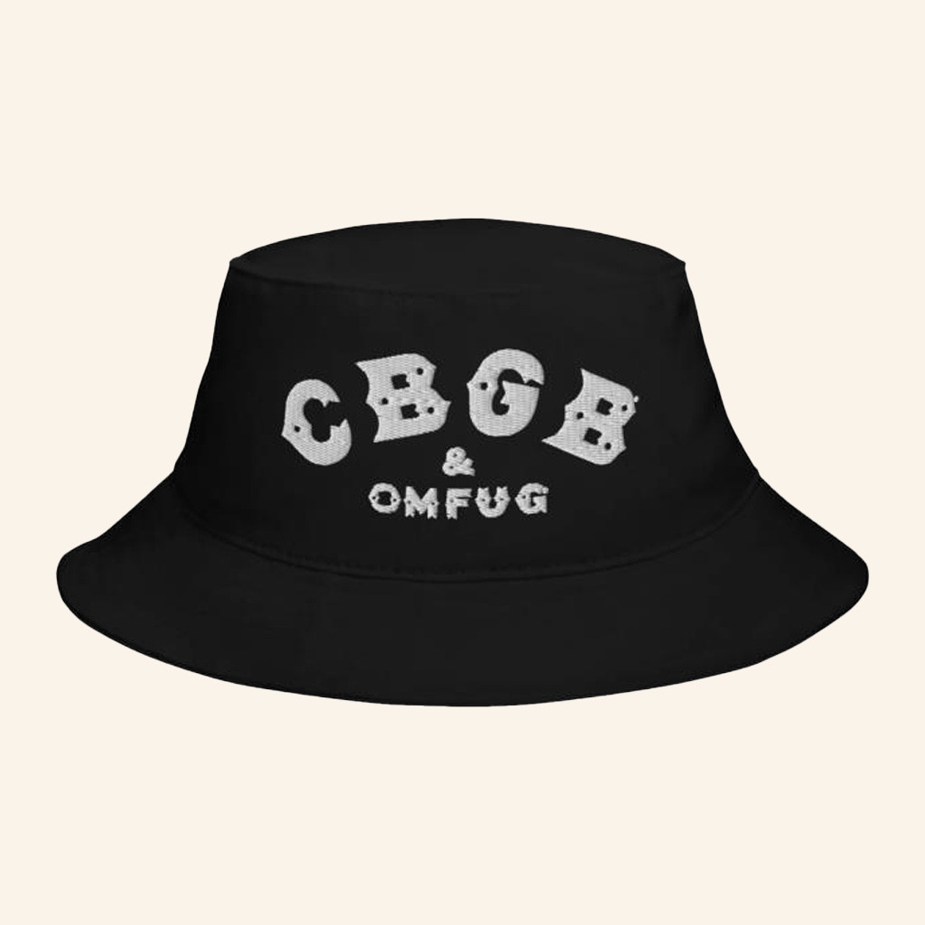 CBGB Merch CBGB Logo Bucket Hat Gifts For Best Friends