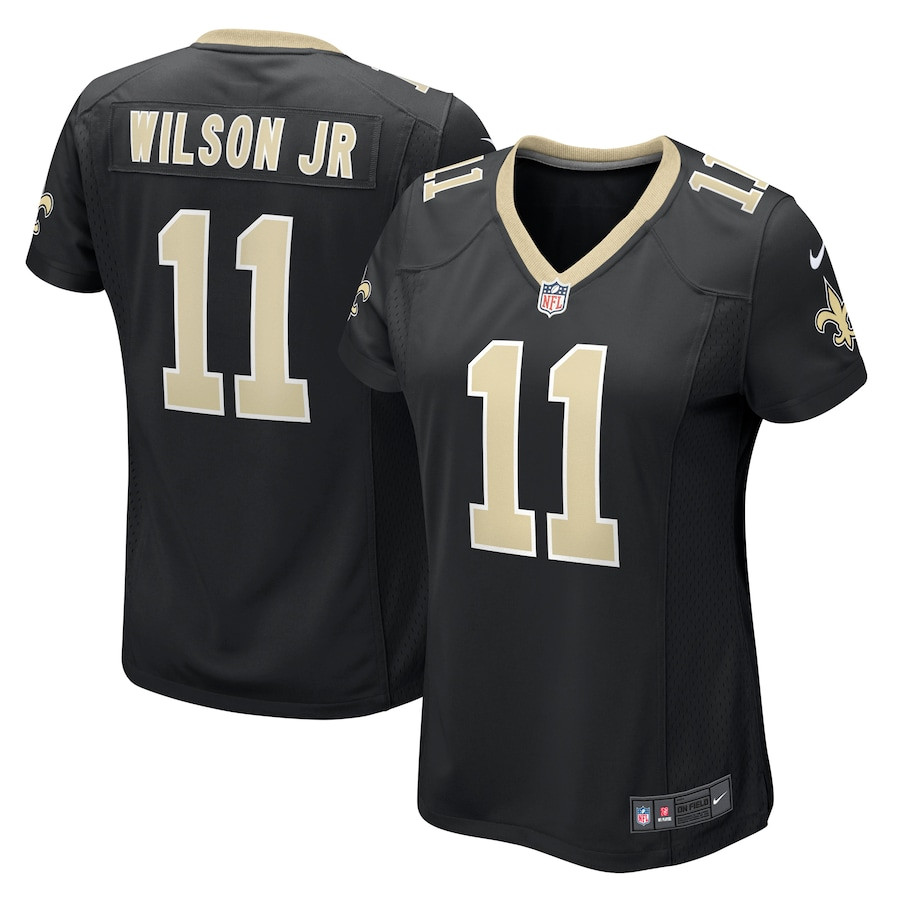 Cedrick Wilson Jr. 11 New Orleans Saints Women's Game Jersey - Black - JS209