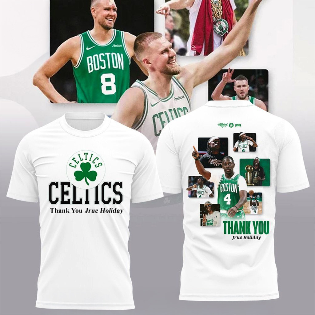 Celtics Thank You Jrue Holiday T-Shirt Boston Celtics Merch Gifts For Basketball Fan
