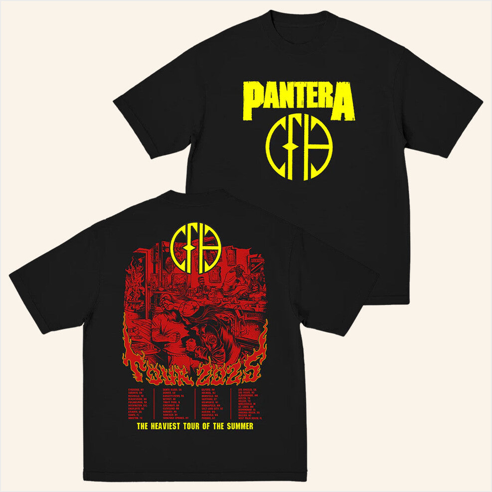 Cfh 2025 Tour T-Shirt Pantera Merch Birthday Gifts For Dudes Gifts For Friends