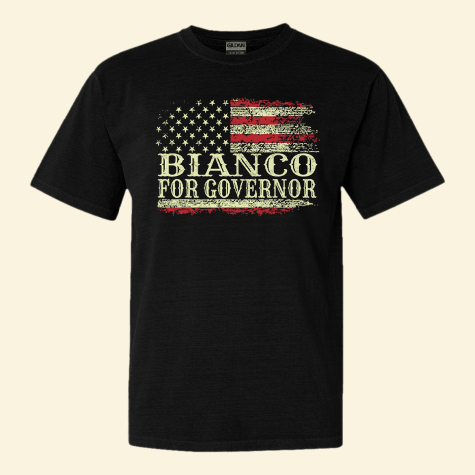 Chad Bianco For Governor T-Shirt Patriotic Tee Anniversary Birthday Gifts For Men Gifts For BFF