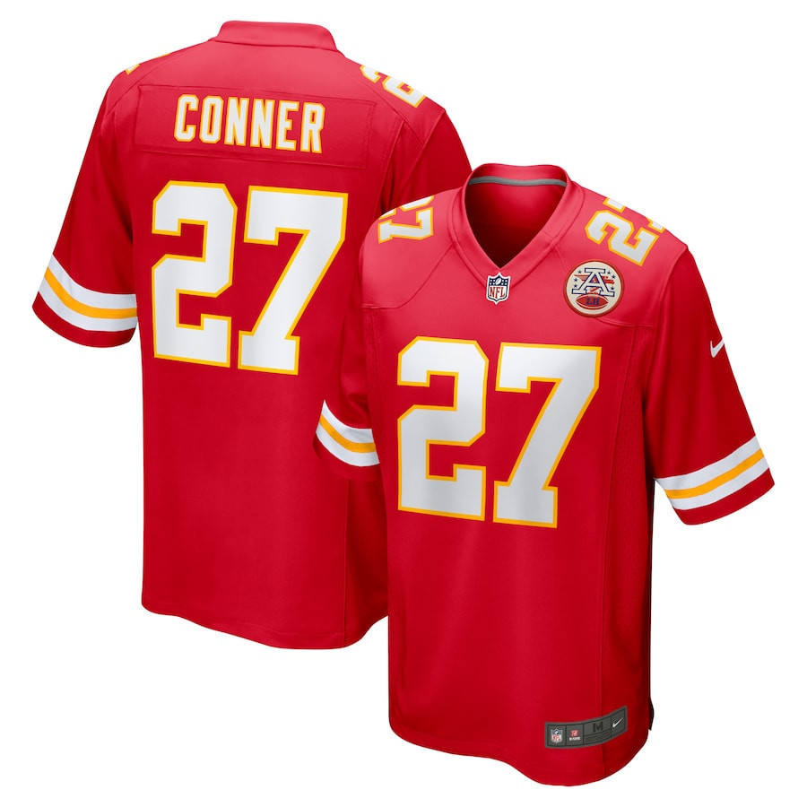 Chamarri Conner 27 Kansas City Chiefs Game Men Jersey - Red - JS905