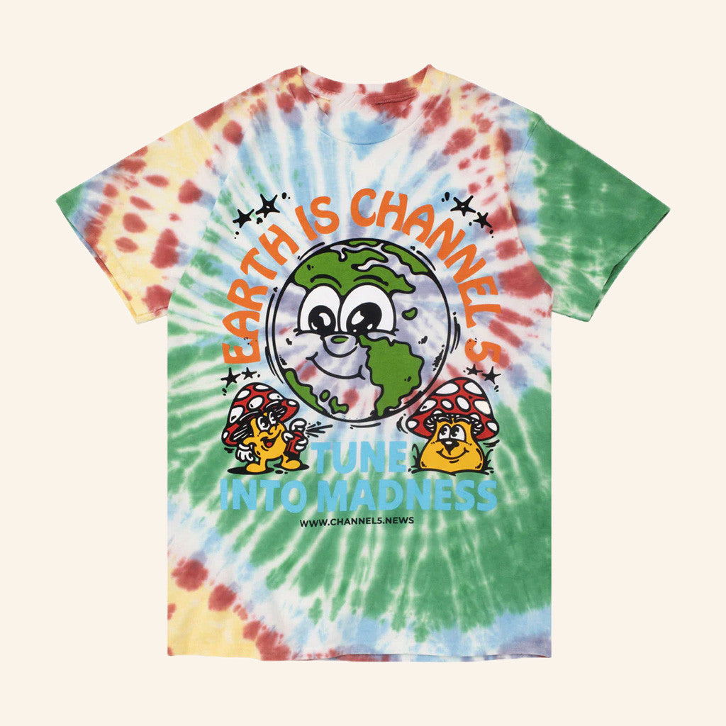 Channel 5 Merch Madness Spiral Dye T-Shirt Gifts For Friend